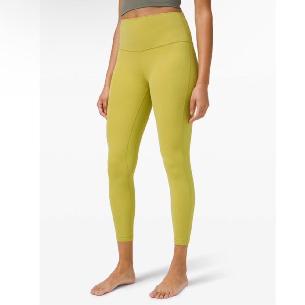 LULULEMON Align Pant Yellow Pear Legging Pants Size 10 Medium